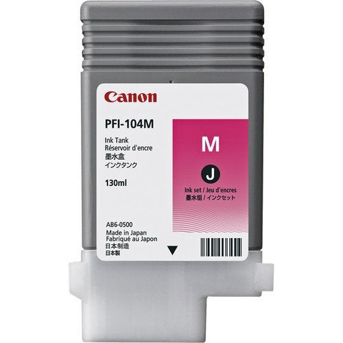 Canon PFI-104M Magenta Ink Tank 130ml 2-Pack