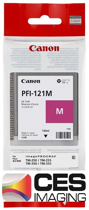 Canon PFI-121M Magenta Ink Tank 130ml 6267C001AA