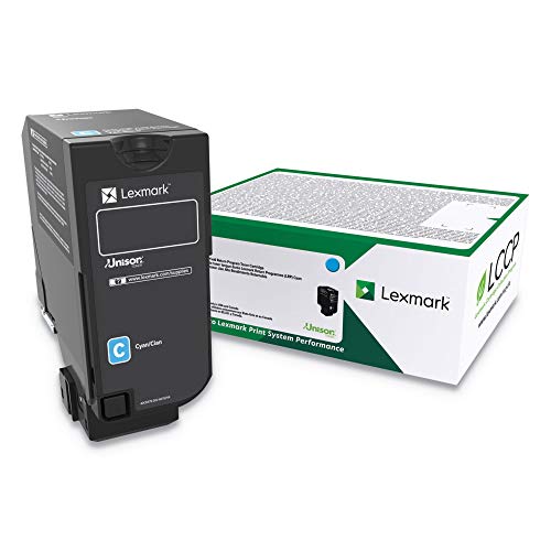 Lexmark High Yield Cyan Return Program Toner Cartridge for US Government, 16000 Yield (84C0HCG)