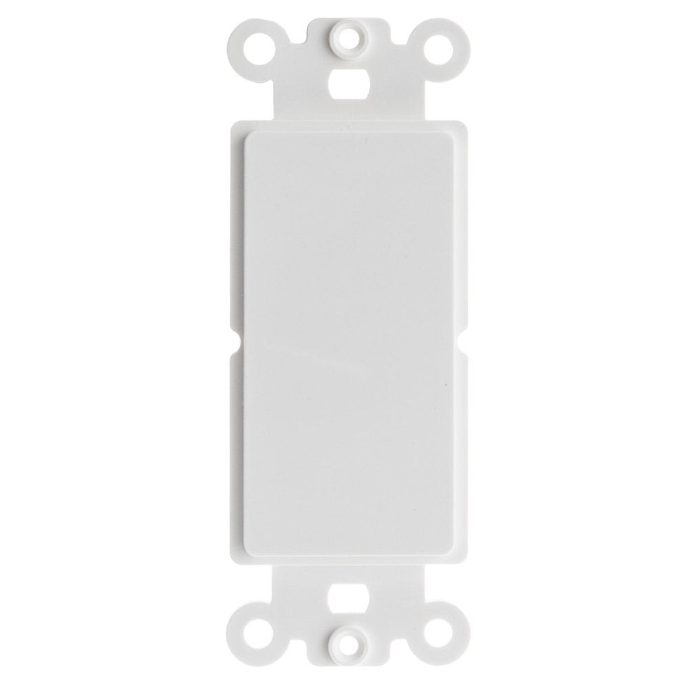CableWholesale Decora Blank Wall Plate Insert White