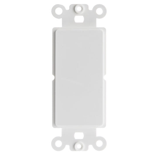 CableWholesale Decora Blank Wall Plate Insert White