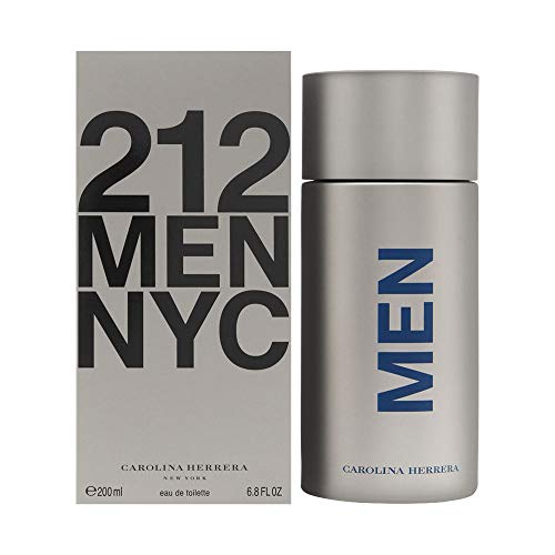 Carolina Herrera 212 Men Fragrance For Men - Timeless Scent - Warm Sandalwood - Fresh Notes - Beautifully Bright Fragrance - Energetic Green With Sensual Peppery Spices - Edt Spray - 6.75 Oz