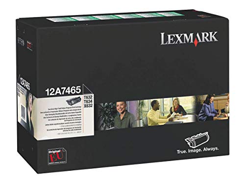 Compatible EXTRA High Yield Black Laser Toner Cartridge for Lexmark 12A7465 (T632, T634 Printers)
