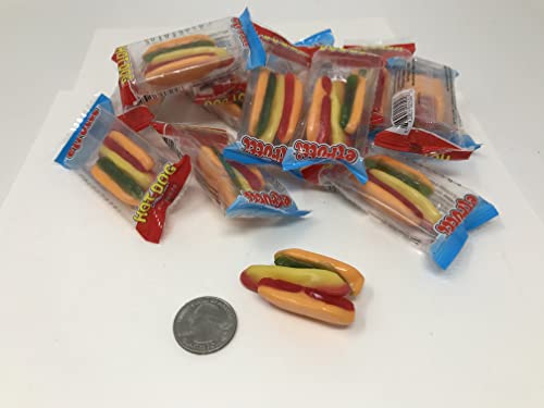 Efrutti Hot Dog Gummy Candy 2 LB Bulk Bag