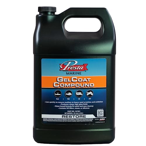 Presta Marine GelCoat Compound for Marine and Industrial Use, 1 Gal.