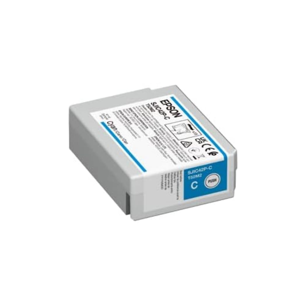 Epson BS Label SJIC42P-C Cyan Cartridge C13T52M240