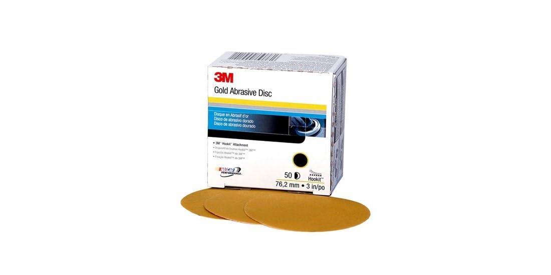 3M Hookit Gold Disc 00916 3 in P220