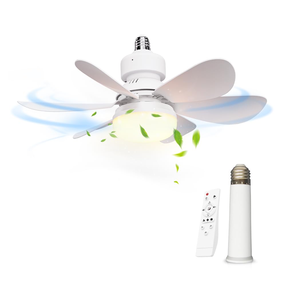 Airbro 21in Socket Fan Light 50W White