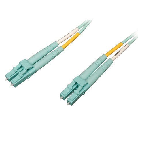 TRIPP-LITE, PATCH CABLE, LC/LC AQUA 33 FT, 10M 40/100GB MMF 50/125 OM4 LSZH