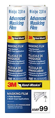 3M Hand Masker Advanced Masking Film 99in x 90ft 8 Rolls (AMF99-8C)