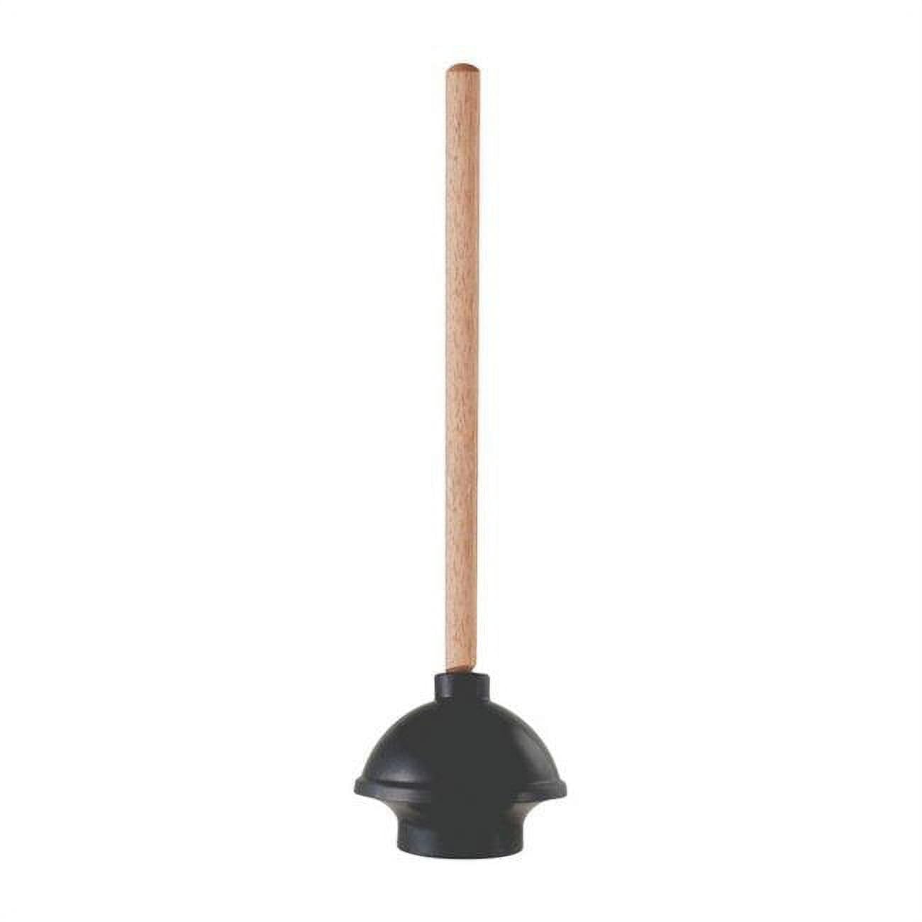 PLUMB PLUNGER 6" BLACK CUP