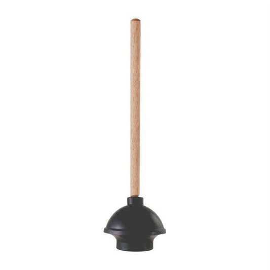 PLUMB PLUNGER 6" BLACK CUP