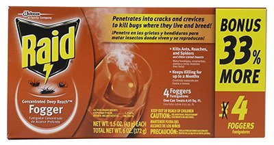 RAID CONC DPREACH FOGGER 4PK