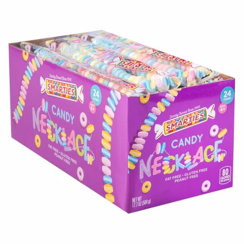 Smarties Candy Necklace 24 Count Box