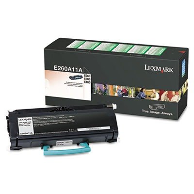 Lexmark E260A11A Toner Cartridge 3-Pack, Black