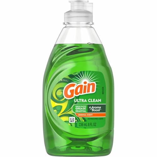 Gain Ultra Concentrated Dishwashing Liquid 8oz 12-Pack