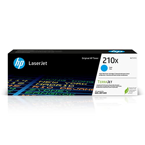 HP 210X Cyan High-Yield Toner Cartridge W2101X