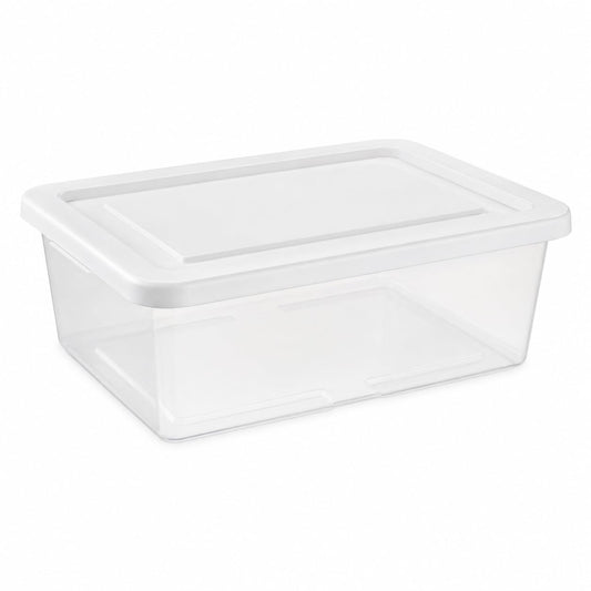 STERILITE 12 Qt Storage Box-Wh