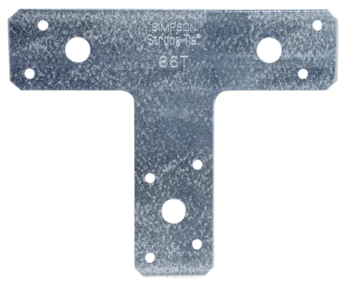 Simpson Strong-Tie 66T 6 in. x 5 in. 14-Gauge Galvanized T Strap