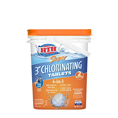 42037 Super Chlorinating Tablets, 3-In, 8-Lbs. - Quantity 2