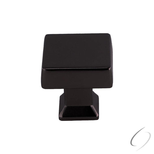 Pride Industrial Square Colorado Cabinet Knob Matte Black