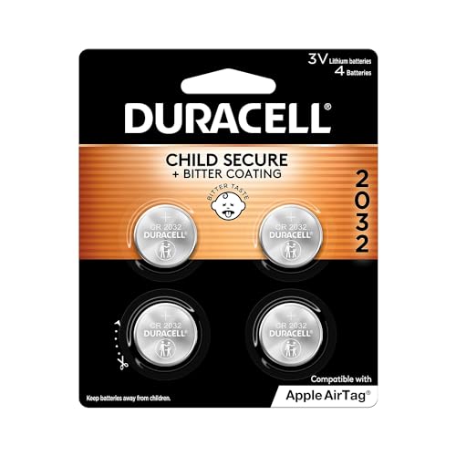 Lithium Battery, #2032, 3-Volt, 4-Pk.