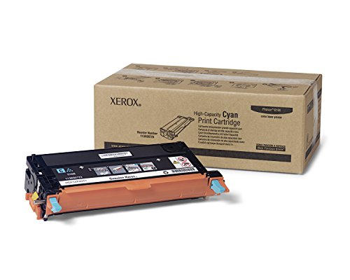 Xerox Phaser 6180/6180MFP Cyan High Capacity Toner Cartridge (6,000 Pages) - 113R00723