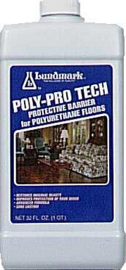 Lundmark Poly-Pro Tech, Protective Barrier for Polyurethane Floors, 32-Ounce, 3228F32-6, Clear (LUN-3228F32-6)