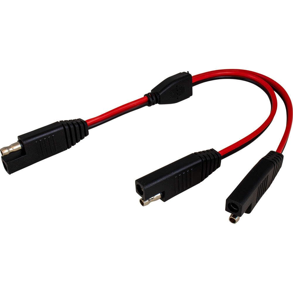 Sea-Dog SAE Polarized Y-Splitter Power Cable 426920-1 12"