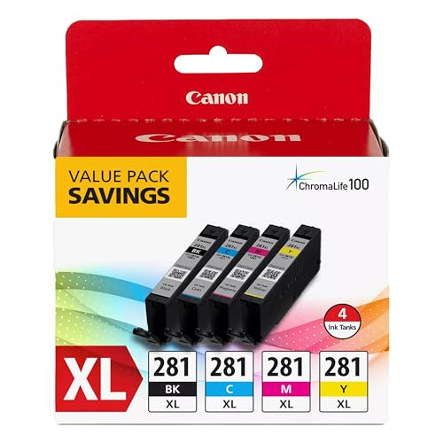 Canon CLI-281 XL BKCMY Ink Value Pack