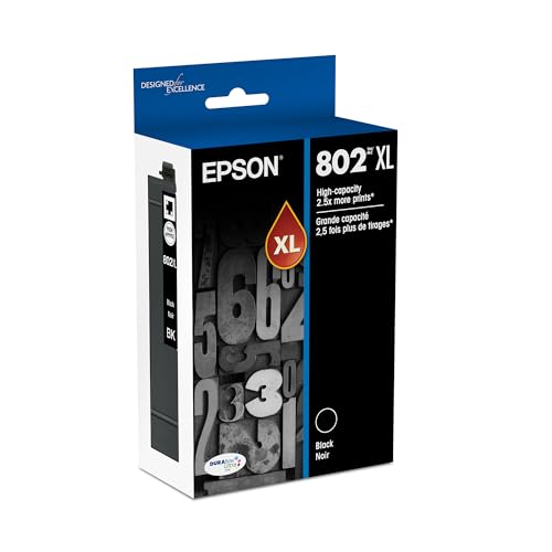 Epson 802XL High Capacity Black Ink Cartridge T802XL120
