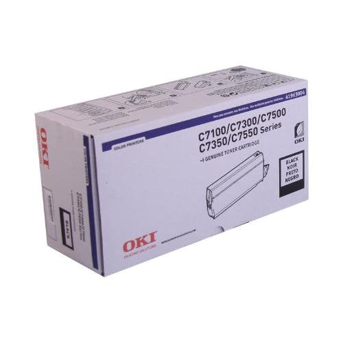 Oki C7100/C7300/C7350/C7500/C7550 Series Black Toner (10000 Yield)