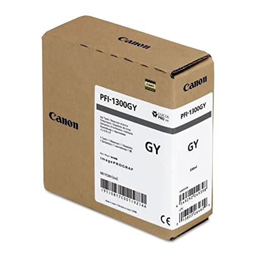 Canon 0817C001AA (PFI-1300) Ink, Gray (CNM0817C001AA)
