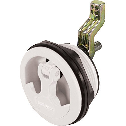Whitecap T-Handle Latch - Nylon White/White - Non-Locking