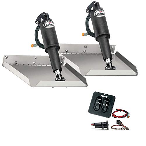 Lenco 9" x 9" Edgemount Trim Tab Kit 12V