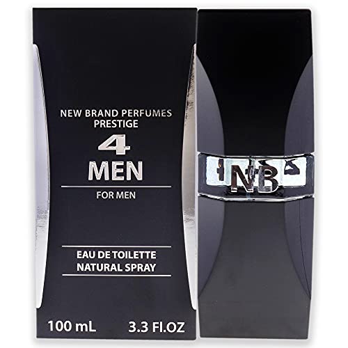 New Brand Perfumes 4 Men EDT Spray Men 3.3 oz (sem numero)