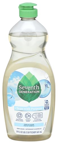 Seventh Generation Dish Liquid Soap Free & Clear 19 oz