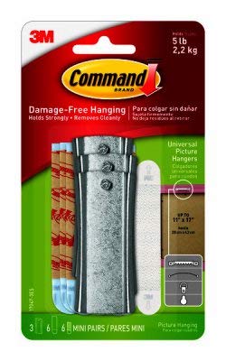 3M Picture Hangers 3 Pack