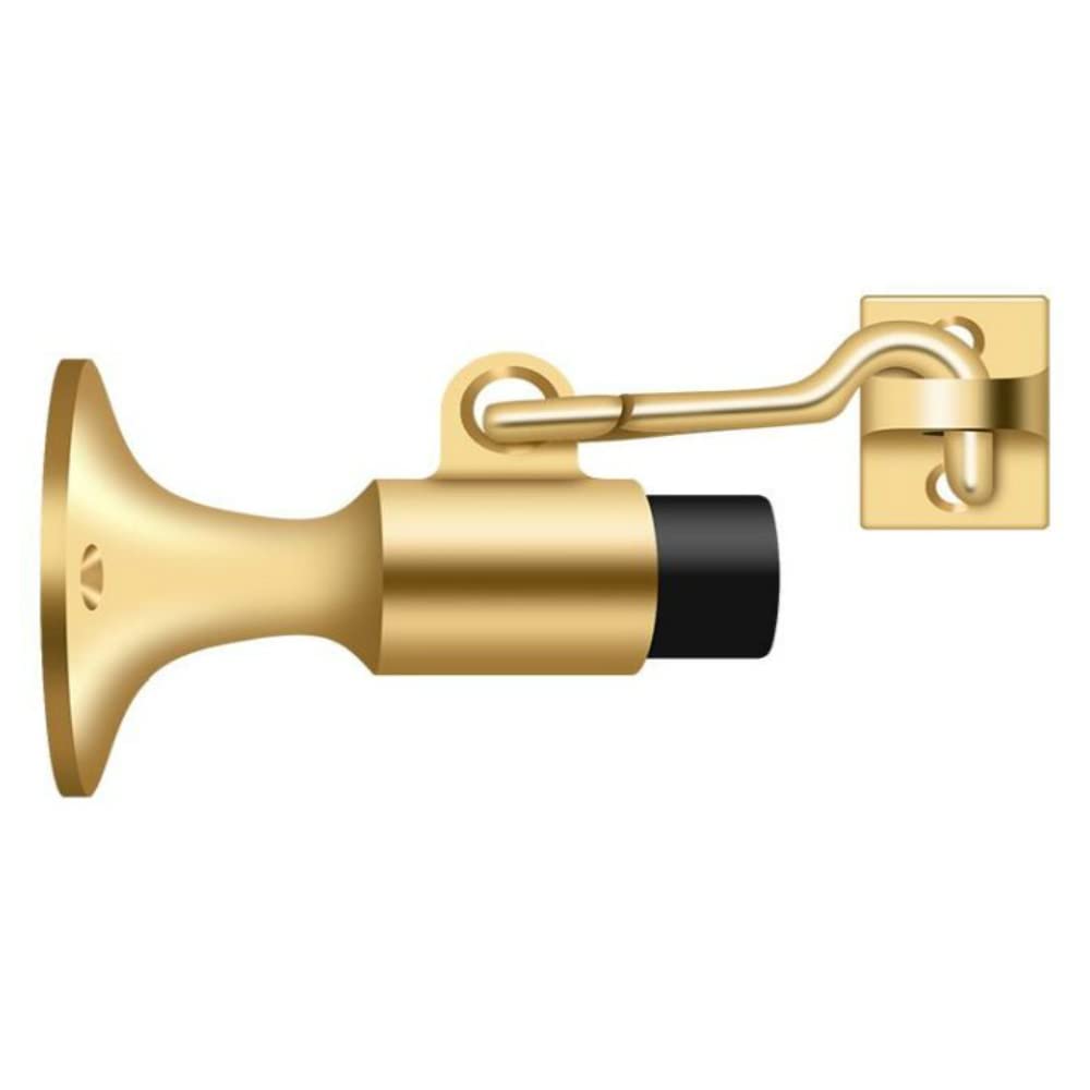 Deltana SAHW325CR003 Wall Mount Bumper Holder Brass