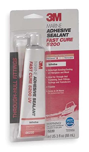 3m Non-Shrinking Polyurethane Adhesive Sealant, 3 oz, White, Temp Range -40 to 190 Degrees F 05220-1 Each