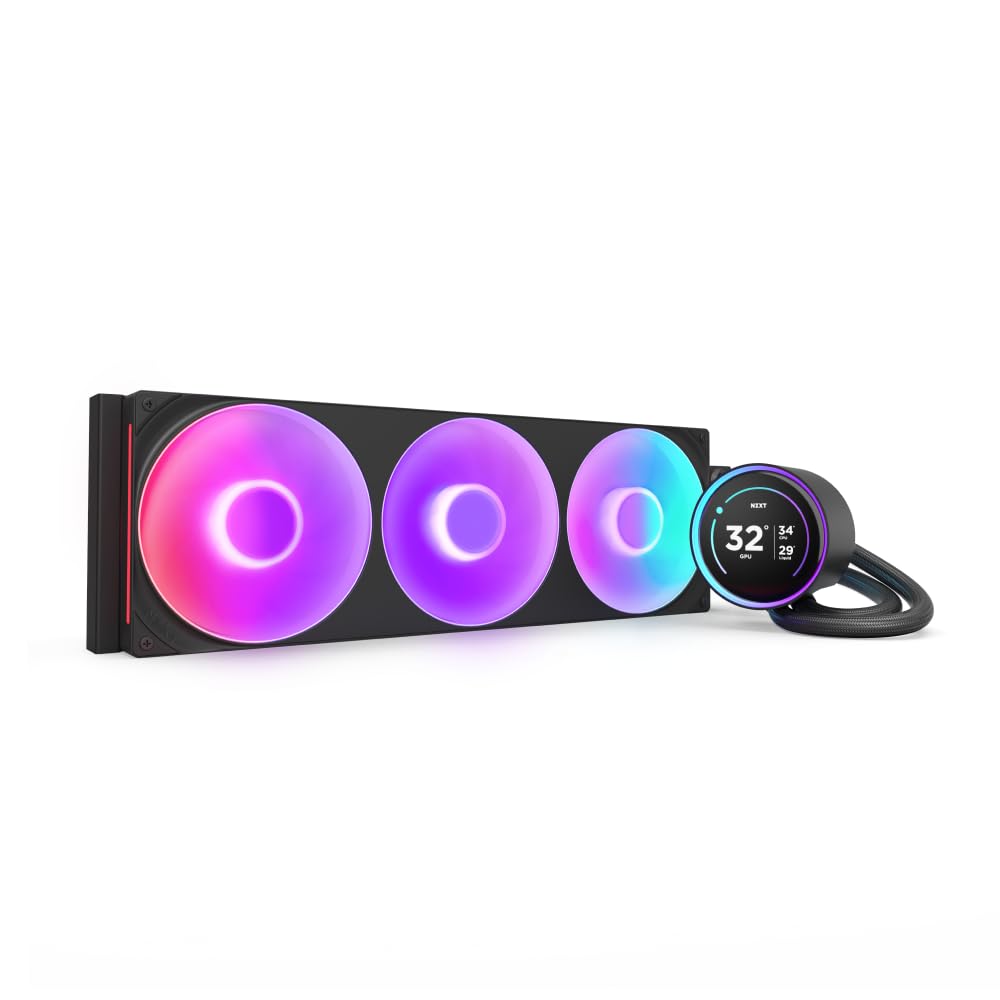 NZXT Kraken Elite 420 RGB CPU Liquid Cooler Black