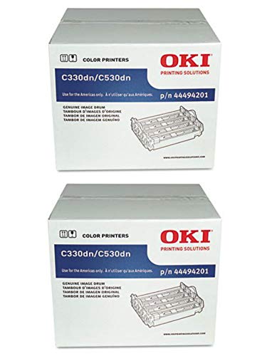 OKIDATA 44494201 Black Drum 2-Pack