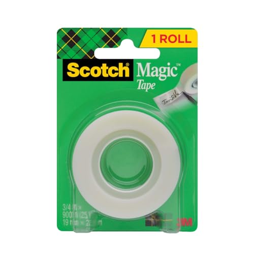 3M Scotch Magic Tape 3/4 x 900 in, 1 Roll