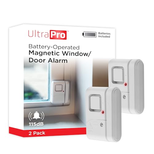 2 Count Wireless Battery Operated Magnetic Window Alarm