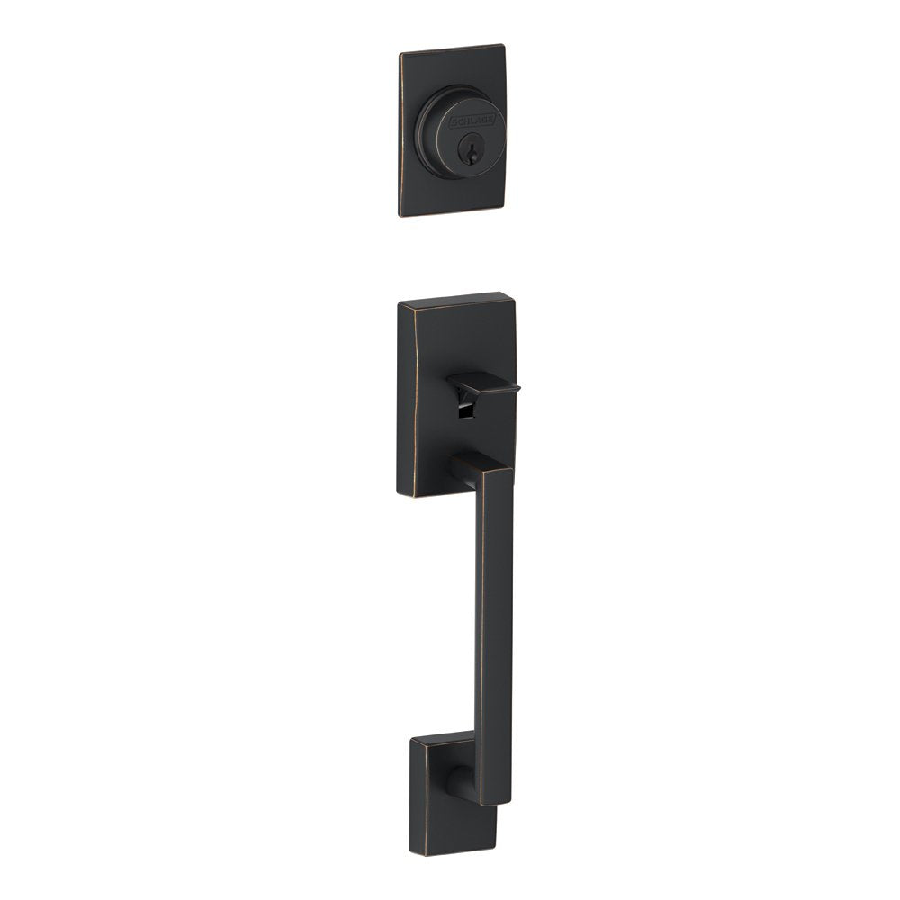 Schlage Century Exterior Active Handleset C Keyway