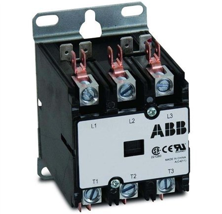 ABB, DP30C3P-1, 3 Pole, 30 Amps, 120VAC Coil, Definite Purpose Contactor