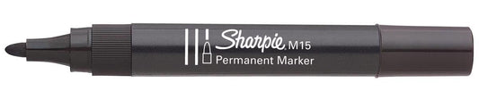 Sharpie M15 Permanent Marker Bullet Black 12-Pack