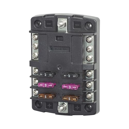 Blue Sea Systems ST Blade Fuse Block 5030 100A 6 Circuit