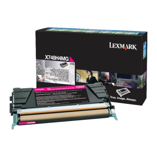 Lexmark X748H4MG Toner Cartridge, Magenta