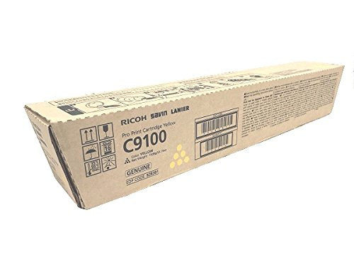 Genuine Brand Name OEM Ricoh Yellow Pro Print Ctg Type C9100 (48K YLD) 828381